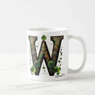 Caneca De Café Irish W Monogram Coffee Mug
