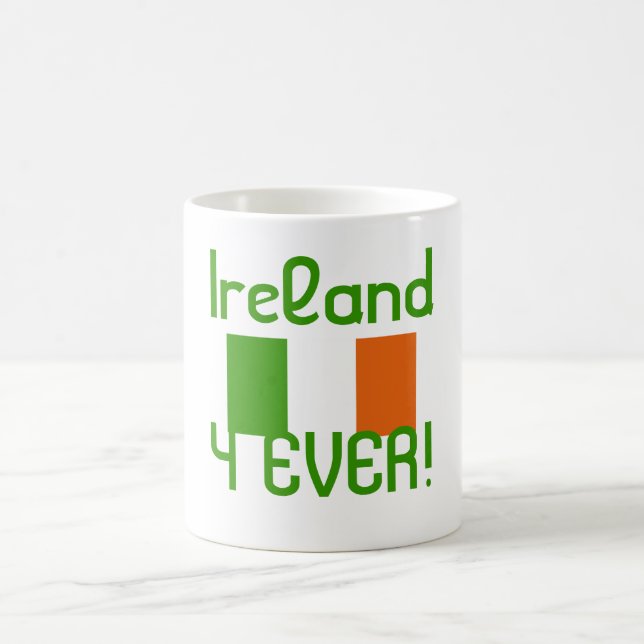 Caneca De Café Irlanda 4 alguma vez/bandeira (Centro)