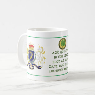 Caneca De Café IRLANDA CREST Personalizada
