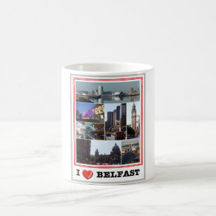 Caneca De Café Irlanda norte - Belfast - I Love -