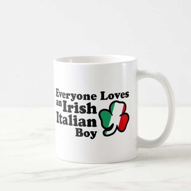 Caneca De Café Irlandês - italiano (Direita)