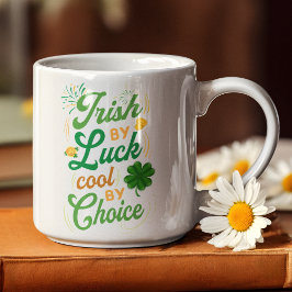 Caneca De Café Irlandês por sorte Legal pela Rua de escolha. Dia 