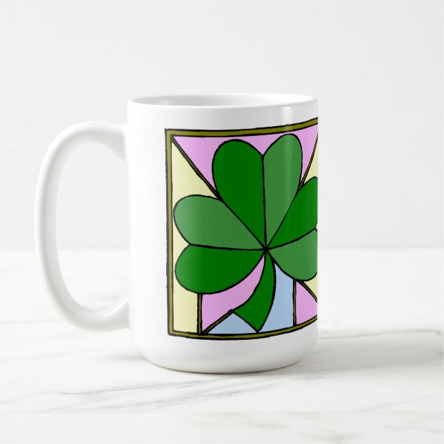 CANECA DE CAFÉ IRLANDÊS SHAMROCK-RUA.PATRICK O CAFÉ MUG (Esquerda)