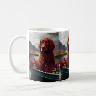 Caneca De Café Irlandês Vermelho em uma Pá: Uma Aventura Cênica
