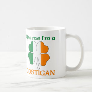 Caneca De Café Irlandeses personalizados beijam-me que eu sou