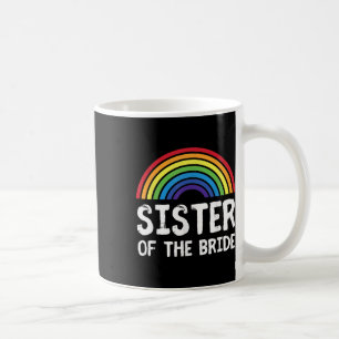 Caneca De Café Irmã Da Noiva Lgbt Casamento Lésbica Despedida De