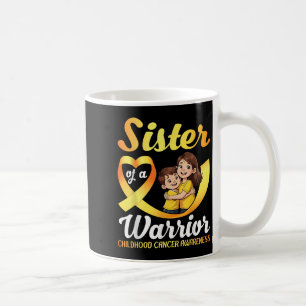 Caneca De Café Irmã De Um Cancer De Infância Guerreira