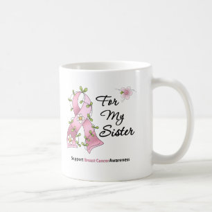 Caneca De Café Irmã do apoio ao cancer de mama