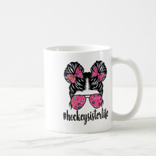 Caneca De Café Irmã do Hóquei no Gelo Irmãzinha de um jogador de