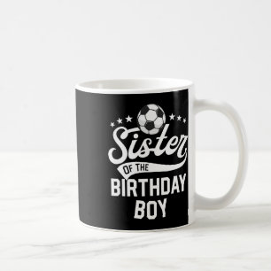 Caneca De Café Irmã Do Menino Do Aniversário Correspondendo à Fam