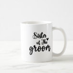 Caneca De Café Irmã Do Noivo Casamento Correspondente à Festa Nup<br><div class="desc">Irmã Do Noivo Casamento Correspondente à Festa Nupcial Para Família</div>