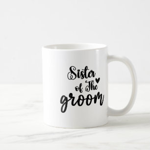 Caneca De Café Irmã Do Noivo Casamento Correspondente à Festa Nup