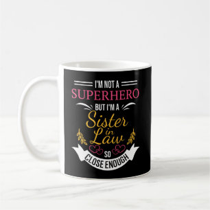 Caneca De Café Irmã Engraçada Na Lei