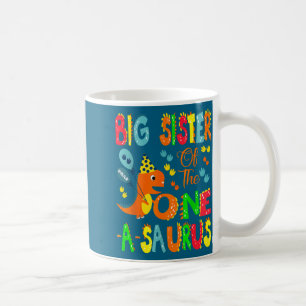 Caneca De Café Irmã Mais Velha do Menino de 1 Ano de Idade One-a-