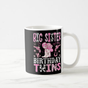Caneca De Café Irmã Mais Velha Dos Gêmeos De Aniversário Nk Rodeo