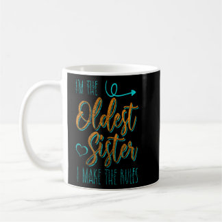 Caneca De Café Irmã Mais Velha Eu Faço As Regras Correspondentes