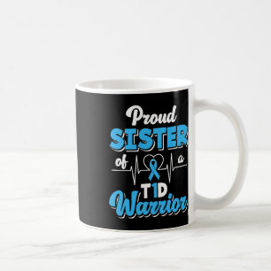 Caneca De Café Irmã Orgulhosa De Um Guerreiro T1d Diabetes Aw