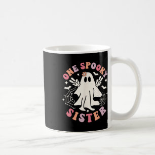 Caneca De Café Irmã Spooky Ghost Spooky Família Retro Halloween