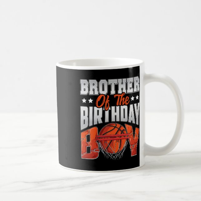 Caneca De Café Irmão Bysketbyll Família Birthday Boy Byller B-da (Direita)