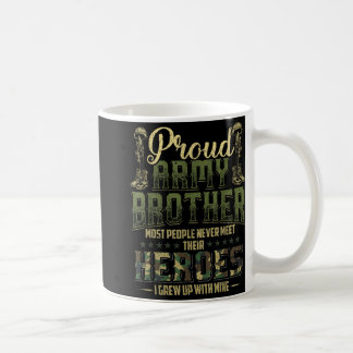Caneca De Café Irmão do Exército Orgulhoso Camisa Vetera Militar 