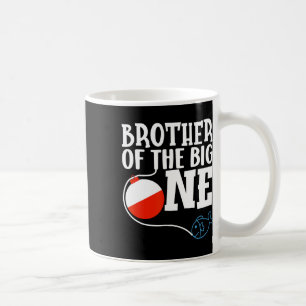 Caneca De Café Irmão Do Grande Garoto De Pesca Primeiro Aniversár