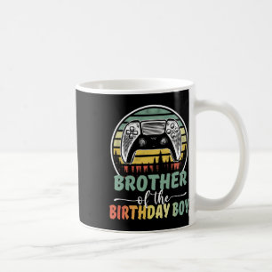 Caneca De Café Irmão Do Jogador De Vídeo Birthday Boy Que Corresp