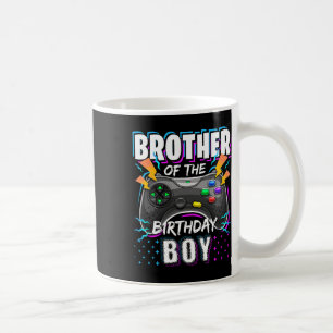 Caneca De Café Irmão Do Menino Do Aniversário Jogo De Vídeo Corre