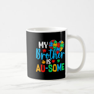 Caneca De Café Irmão é incrível Conscientização Aceitação do Auti