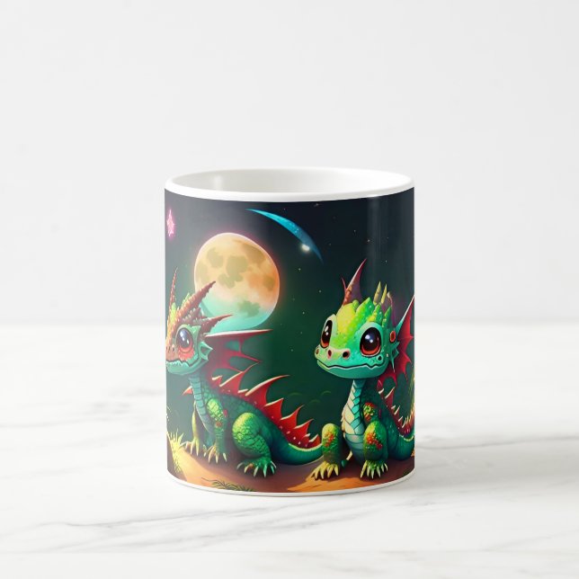 Caneca De Café Irmão e Irmã Dragões (Centro)