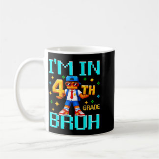 Caneca De Café Irmão Na 4ª Série De Volta À Escola Dabbing Menino