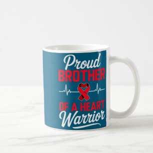 Caneca De Café Irmão Orgulhoso de um Guerreiro do Coração Conscie