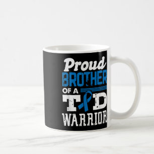 Caneca De Café Irmão Orgulhoso De Um Guerreiro T1d Sensibilização