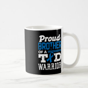 Caneca De Café Irmão Orgulhoso De Um Guerreiro T1D Sensibilização