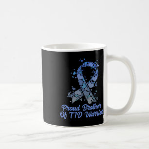 Caneca De Café Irmão Orgulhoso do Guerreiro T1d Tipo 1 Com Conhec