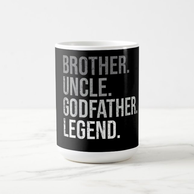 Caneca De Café Irmão Tio Goddad Legend Divertido Melhor Engraçado (Centro)