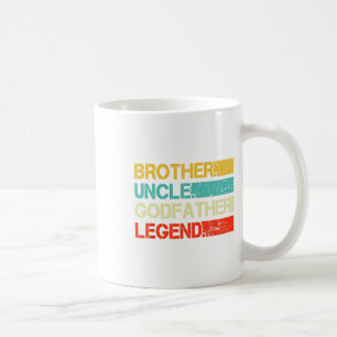 Caneca De Café Irmão Tio Goddad Legenda Melhor Tio Gi Engraçado