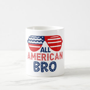 Caneca De Café Irmão totalmente americano