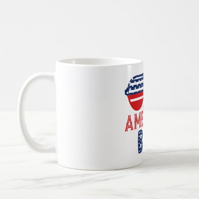 Caneca De Café Irmão totalmente americano (Esquerda)