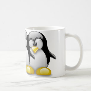 CANECA DE CAFÉ IRMÃOS DE LINUX TUX