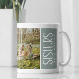 Caneca De Café Irmãs da Moda 2 Presente de Lembrança com Foto e C