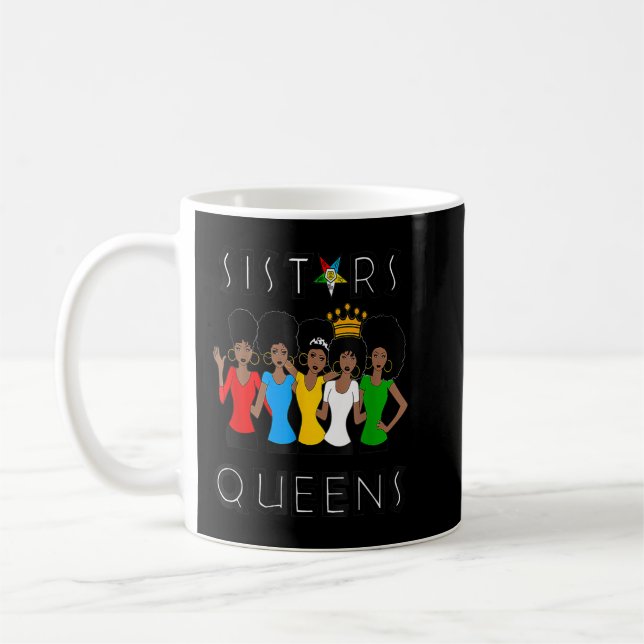 Caneca De Café Irmãs FATAIS Queens Damas Estrela-de-Leste (Esquerda)