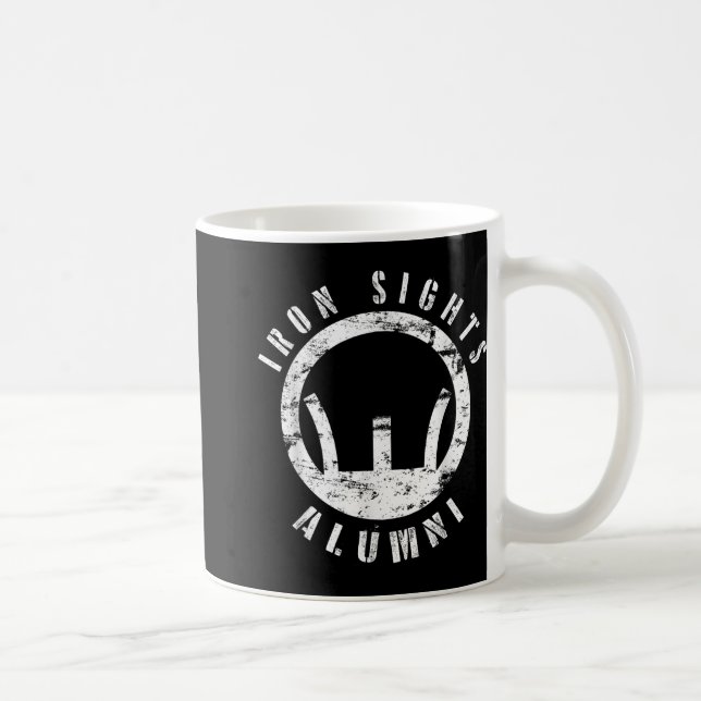 Caneca De Café Iron Sights Alumni Boot Camp Disparando Marcação (Direita)