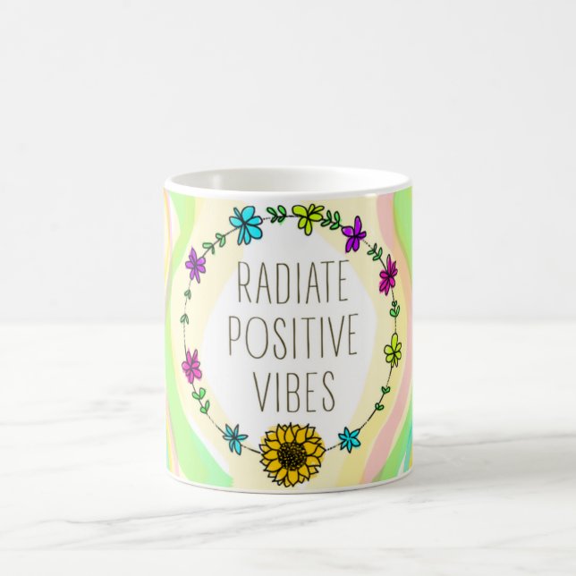 Caneca De Café Irradie impressões positivas (Centro)