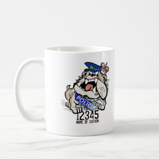 Caneca de café irritada do cão da polícia de WA