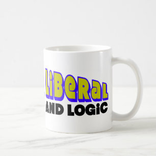 Caneca De Café Irrite um liberal: Use fatos & lógica!