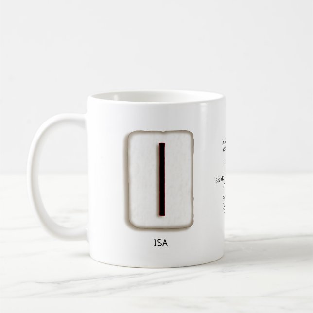 Caneca De Café Isa RuneStone Mug (Esquerda)