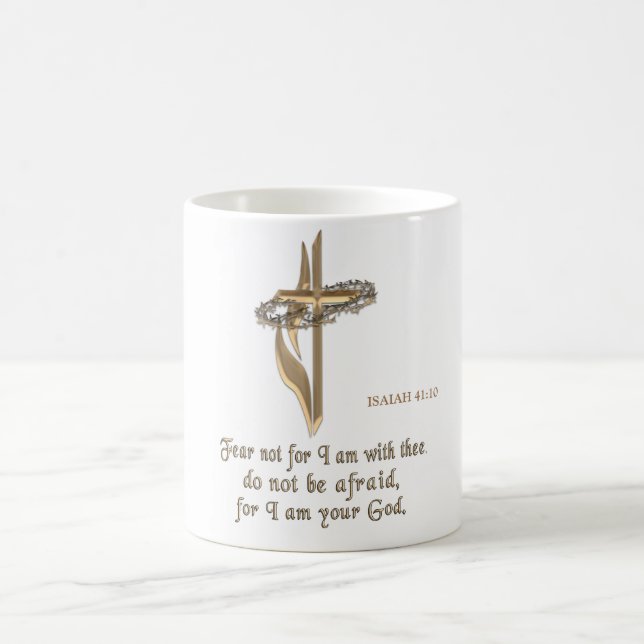 CANECA DE CAFÉ ISAIAH 41:10 (Centro)