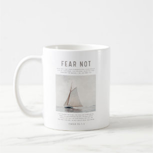 Caneca De Café Isaías 43: 1-3 Não Tenha Medo