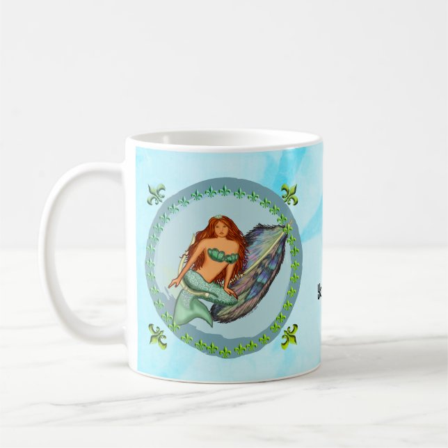 Caneca De Café Iscas de Peixe Sereia (Esquerda)
