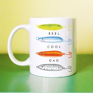 Caneca De Café Iscas de Pesca para o Super Pai Legal